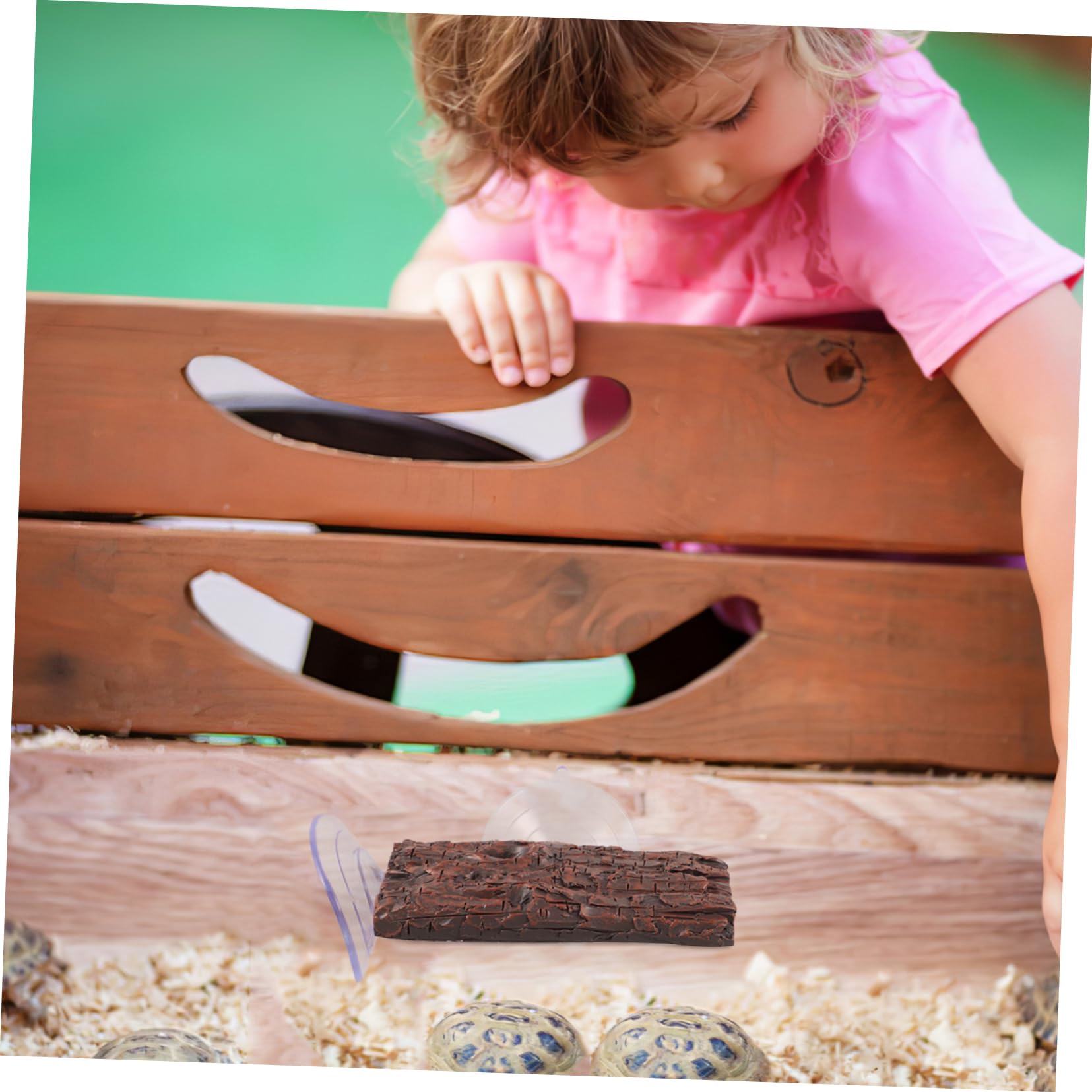 VANZACK 5pezzi Piattaforma Galleggiante per Tartarughe con Ventose Isola per Soleggiamento e Riposo Decorazione per Acquario e Terrario Adatta per Tartarughe di Piccole