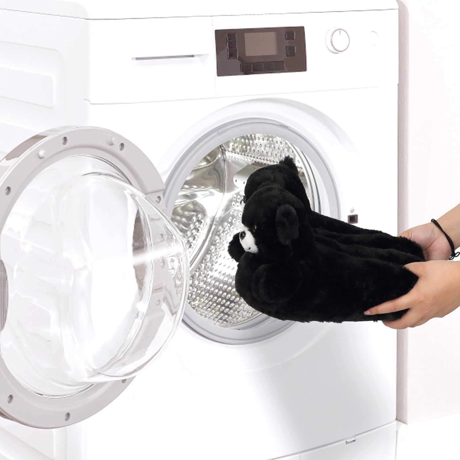 Cute Women Penguin Animal Slippers Fluffy Warm Plush House Shoes Novelty Soft Slippers Cartoon Gifts for Birthday Christmas - Image 5