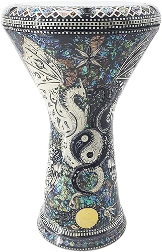 Miniatura 8 de El modelo Gawharet El Fan Darbuka Doumbek NG 2.0 de 17.5 pulgadas (negro Anser)