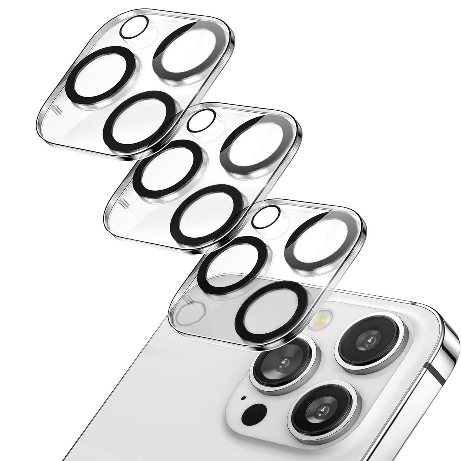 Objektivschutz Für IPhone 16 Pro Max & Pro – 5 Stück, 9H Hartglas & Nachtmodustauglich
