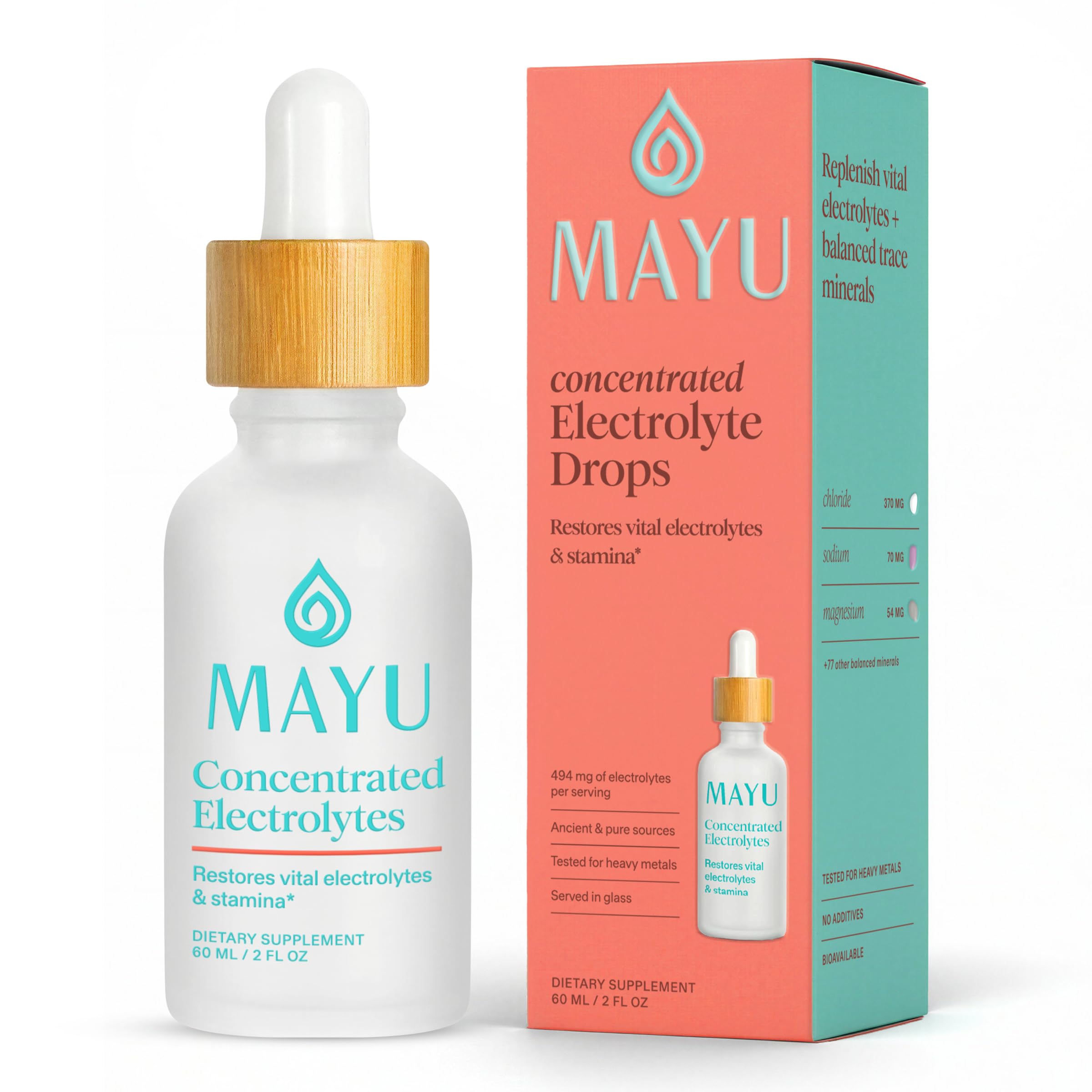 MAYU Concentrated Electrolyte Drops, 494mg of Electrolytes, 1 oz — Amazon image 11