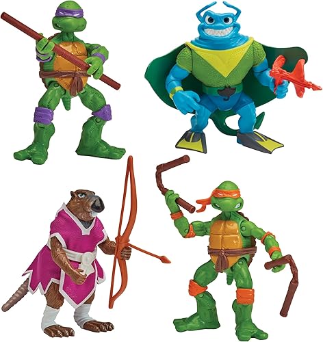 Playmates Juguetes Teenage Mutant Ninja Turtles Colección Classic Adventure Heroes Series 2 Exclusivo de Tienda