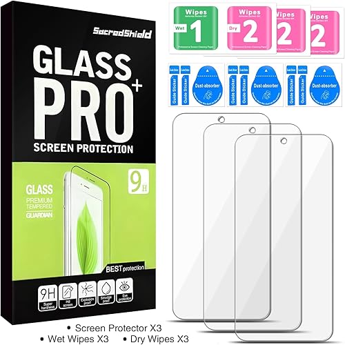 Miniatura 6 de Paquete de 3 protectores de pantalla para Moto G Stylus 5G 2022, vidrio templado, dureza 9H, sin burbujas, fácil de instalar