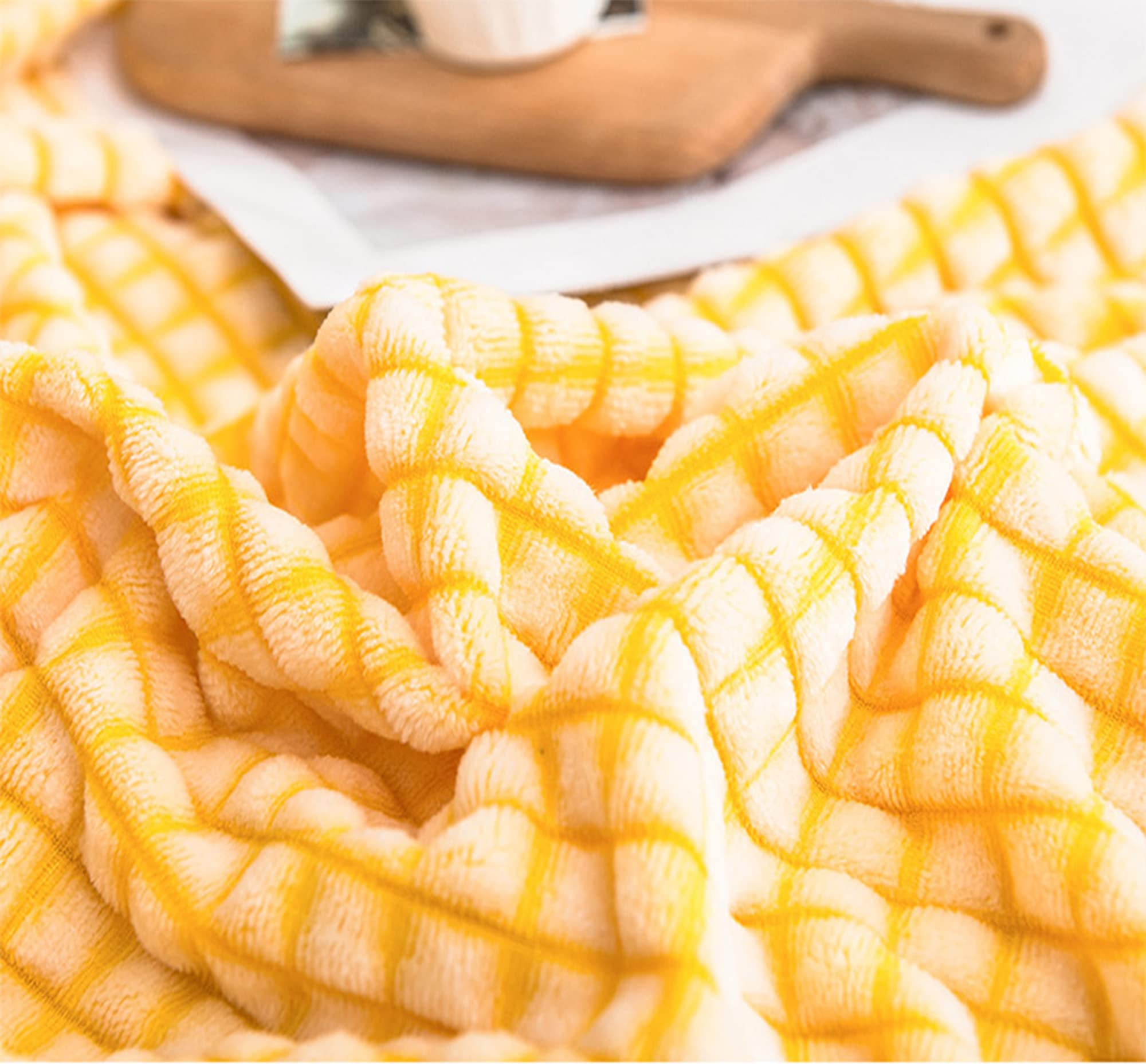 Popcorn Überwurfdecke Für Doppelbett – 150x200 Cm, Kuschelig Weich, Aus Polyester-Fleece, Maschinenwaschbar
