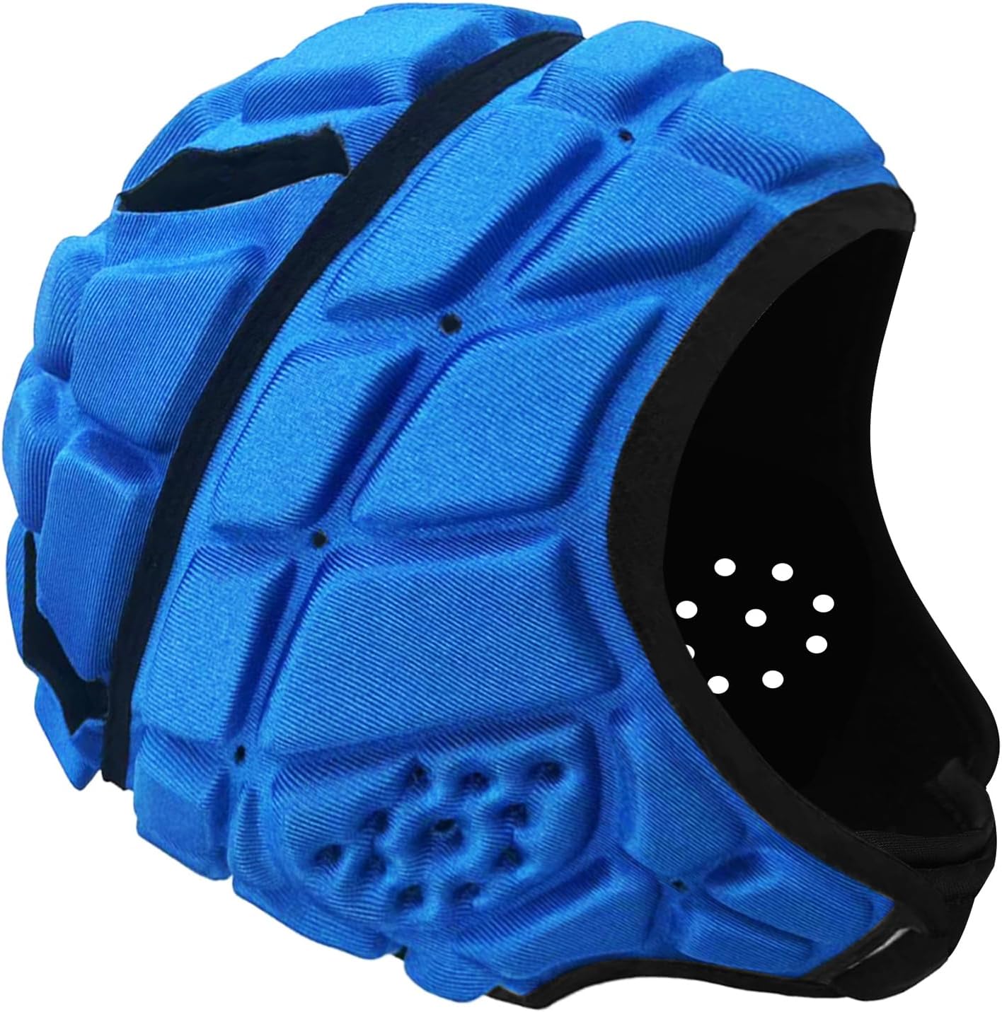 Soft Shell Flag Football Helmet Padded Rugby Helmet 7v7 Protective Headguard for Youth Kids Adults