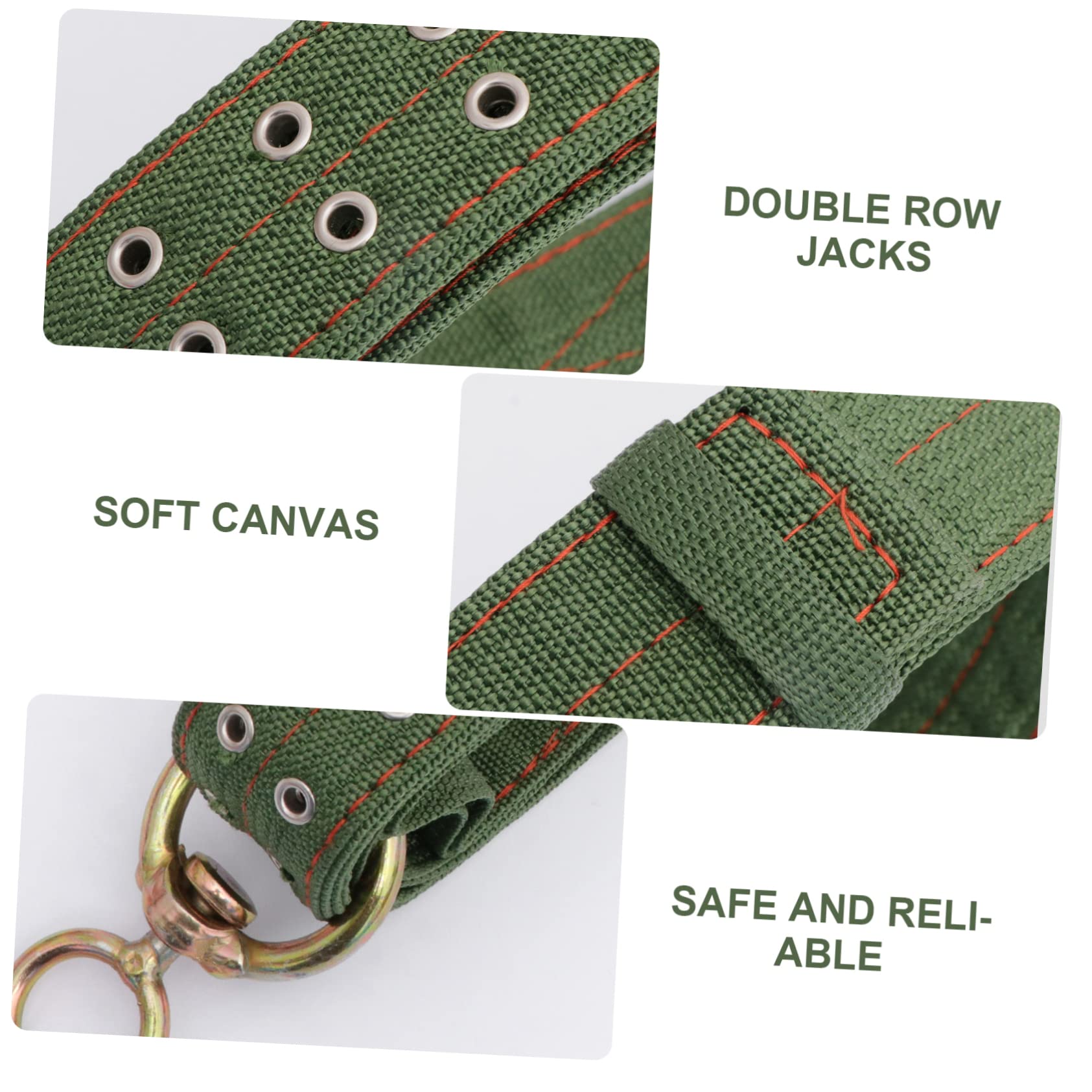 Collar para Ovejas y Caballos de Lona Verde, Resistente y Confiable, No Lastima el Cuello del Ganado, Adecuado para Manejo y Alimentación en Granjas