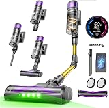 Ultenic Aspirateur Balai sans Fil, 55kPa/60min Aspirateur sans Fil, Technologie GreenEye, Tube Pliable, Brosse de Sol TangleTame, Puissant pour Poils Animaux, Sol Dur et Voiture - 1