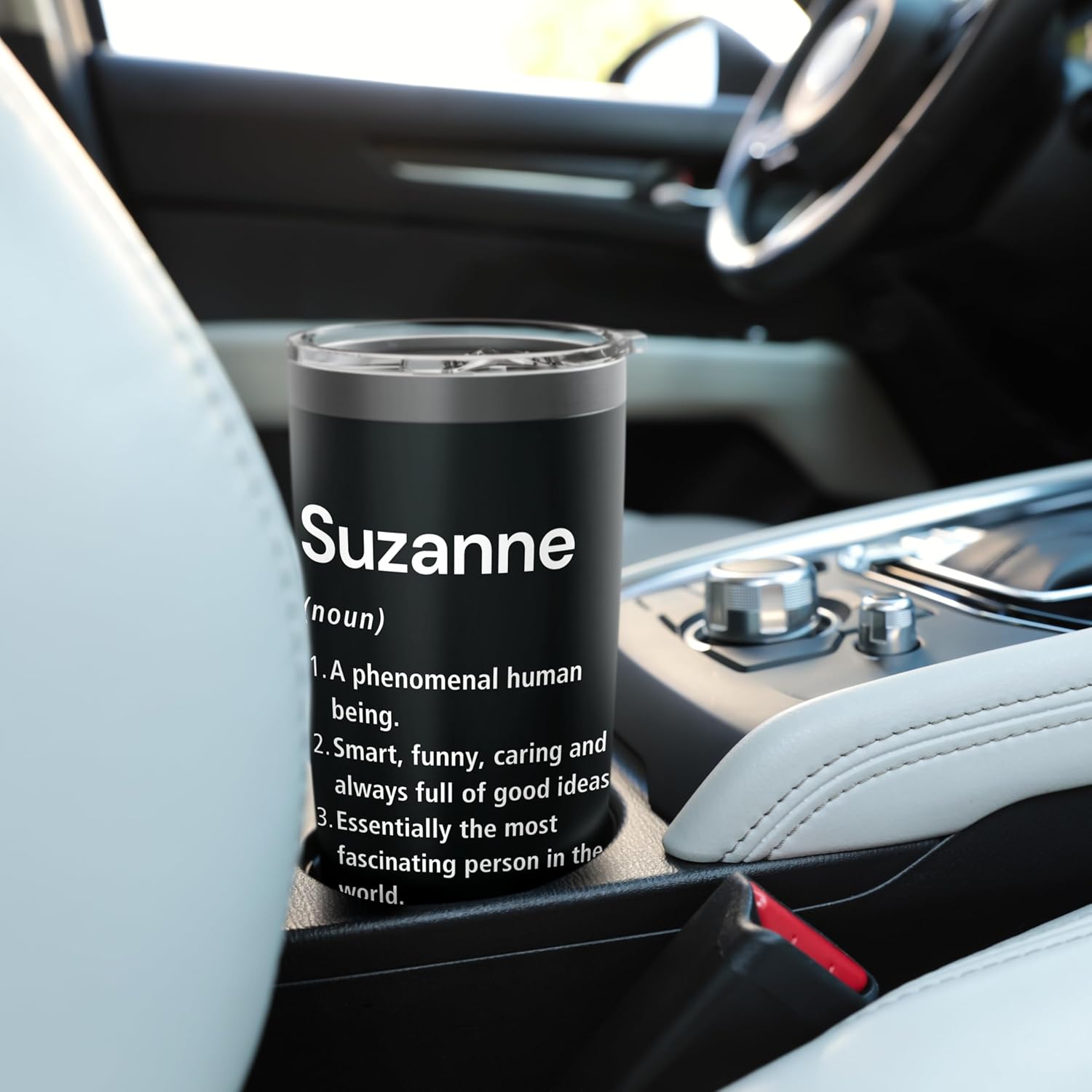 Suzanne Name Definition Dictionary Stainless Steel Insulated Tumbler - Image 6