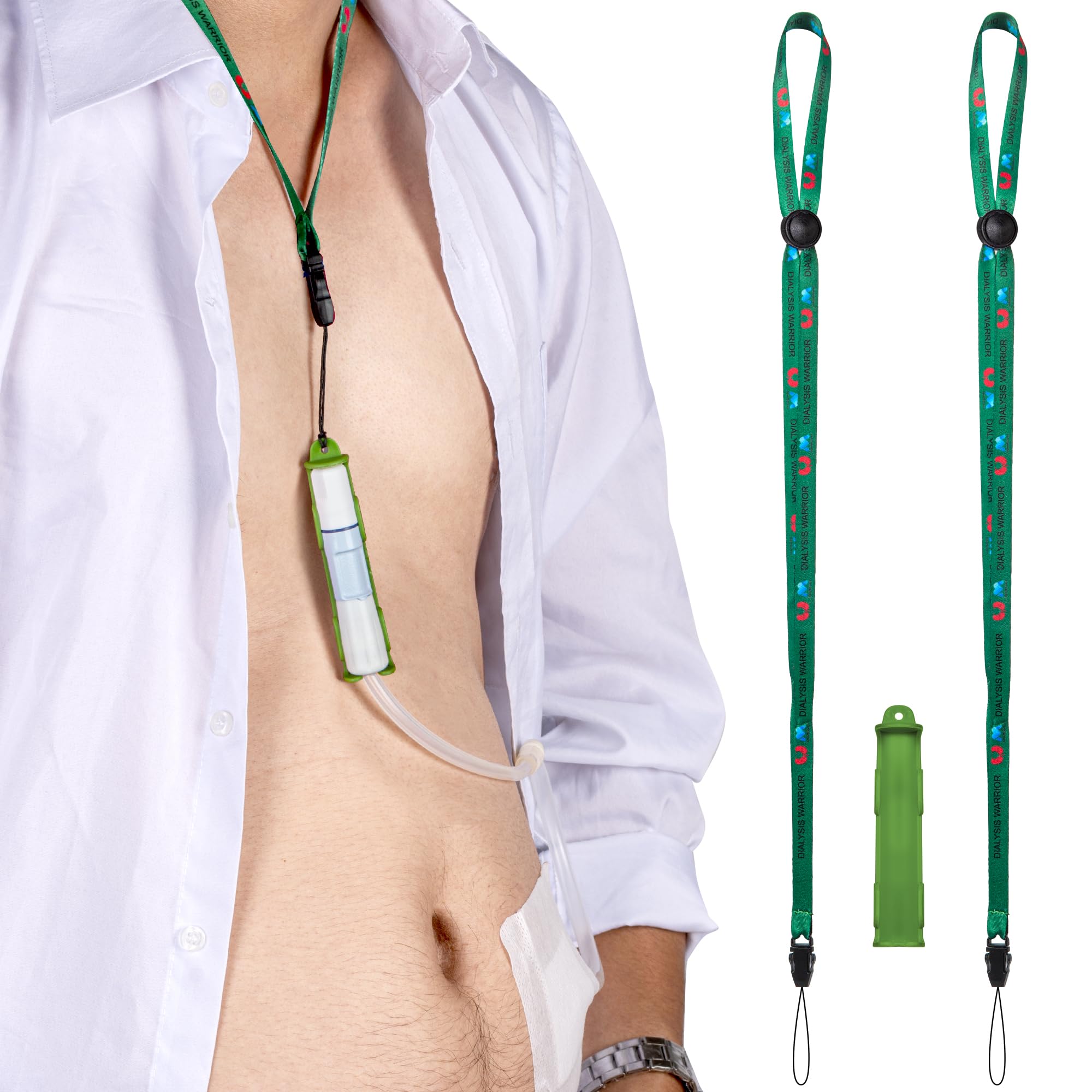 Patented Peritoneal Dialysis Transfer Set Holder for Baxter, PD Catheter Holder Belt