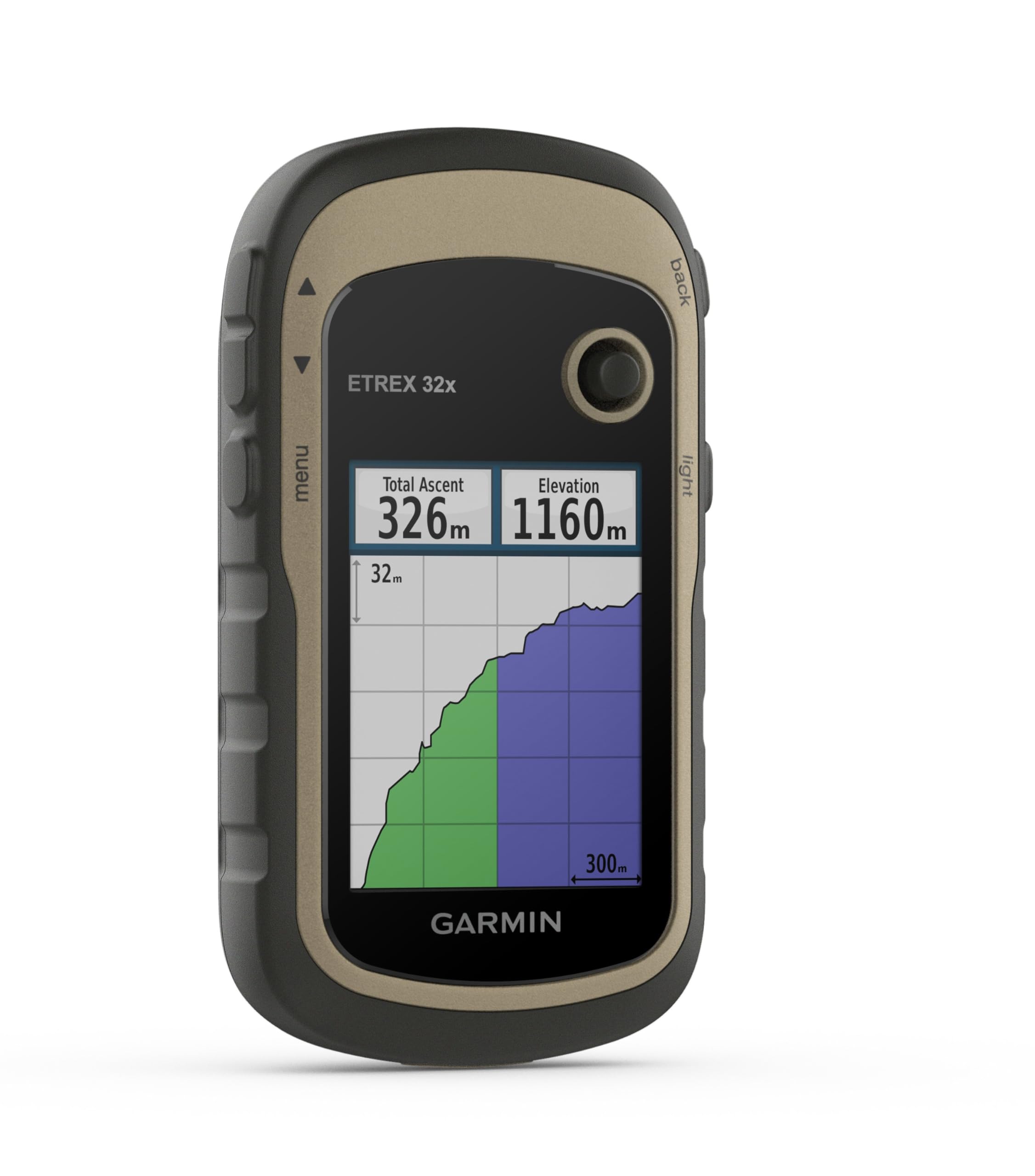 Garmin - eTrex 32x - GPS de Senderismo con mapas TopoActive Europe precargados con rutas y senderos enrutables - Brújula electrónica y altímetro barométrico - Verde (Reacondicionado)