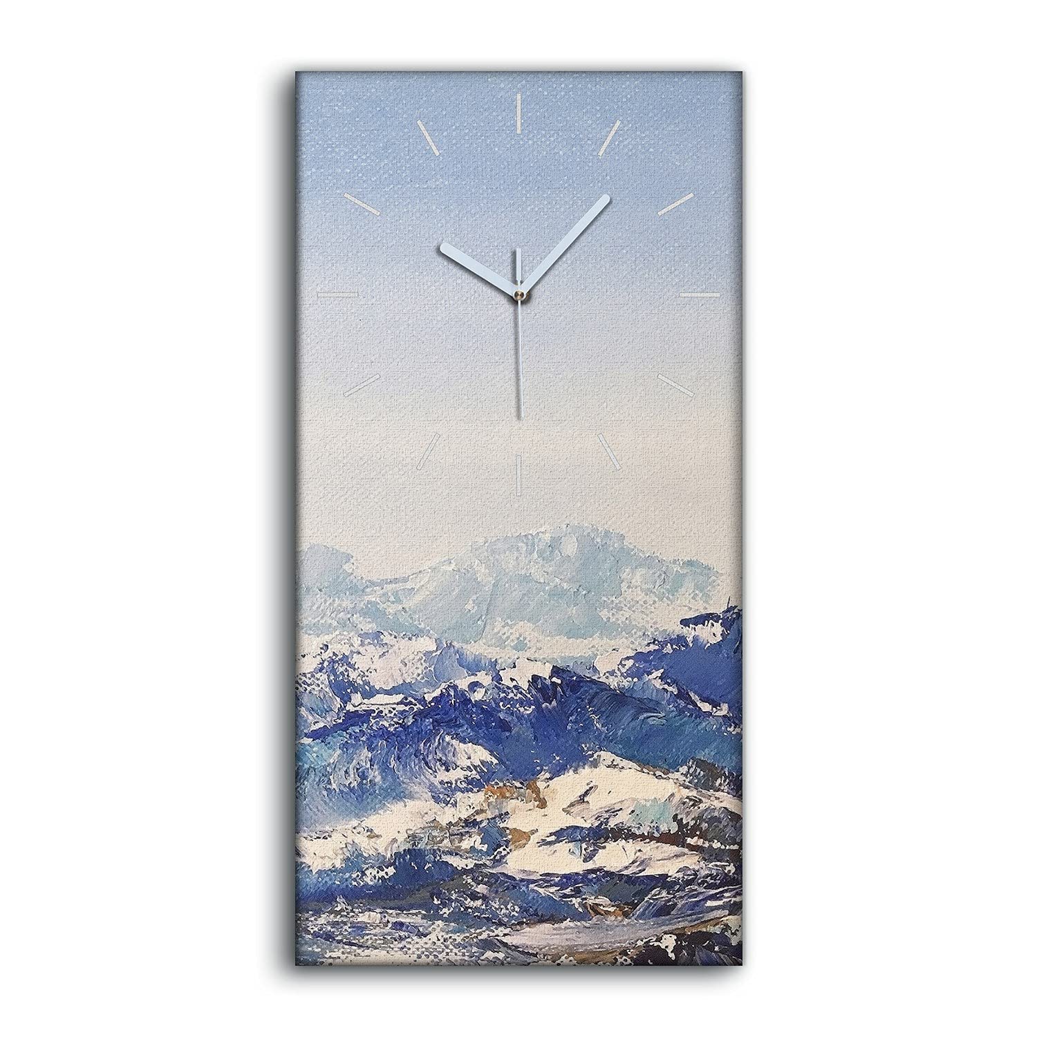 Horloge sur Toile Salon Décoration Art Mural Ne Pas Tic Tac Horloge Silencieuse 30x60