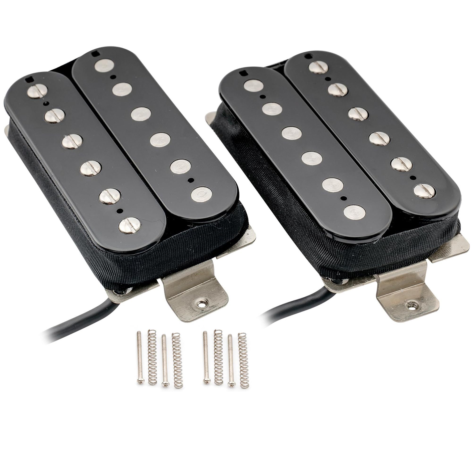 Artec HBA115 Alnico 5 Humbucker Tonabnehmer Hals Steg Pickups Set Schwarz