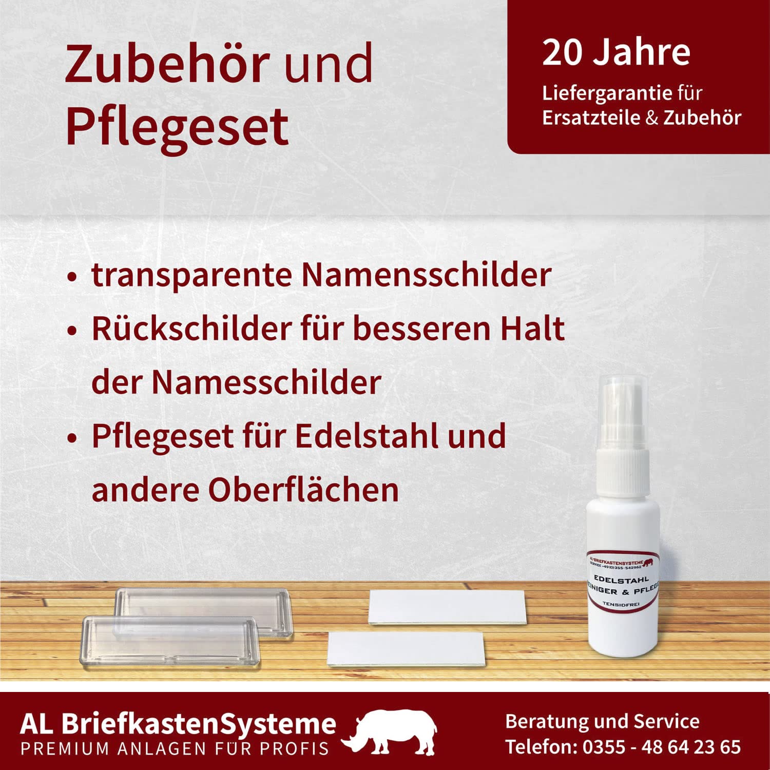 AL Briefkastensysteme, 5er Unterputzbriefkasten, Briefkasten rostfrei, 5 Fach Briefkastenanlage modern, Edelstahl Postkasten
