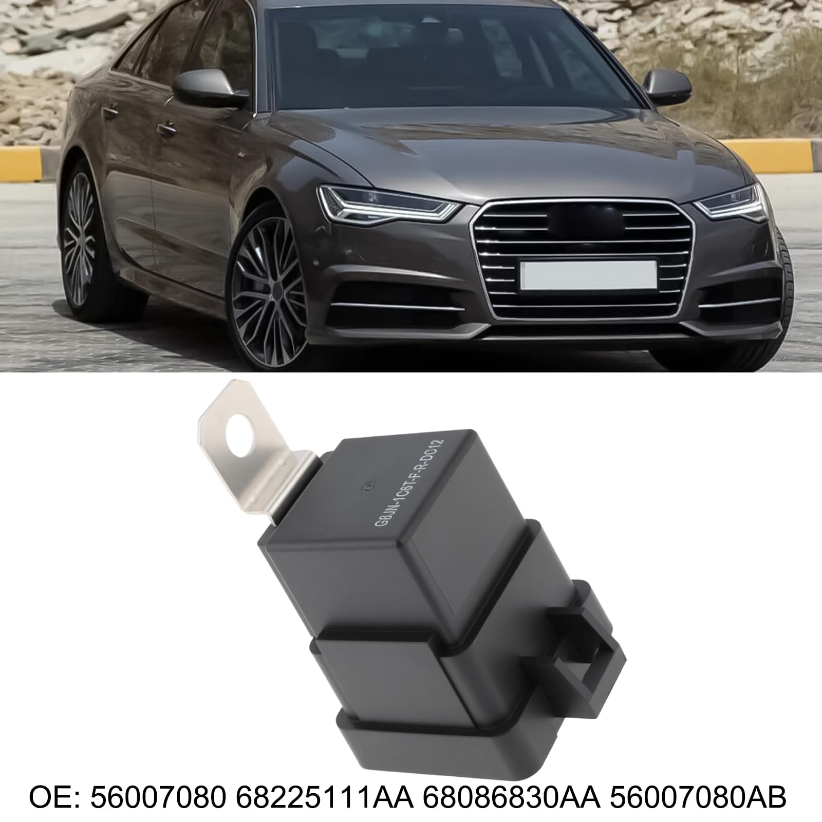 EMSea Samochodowy przekaźnik 5-pinowy G8JN-1C6T-F-R-DC12 kompatybilny z GM 2555 3447 kompatybilny z Bosch 0332204184, 12V 30A