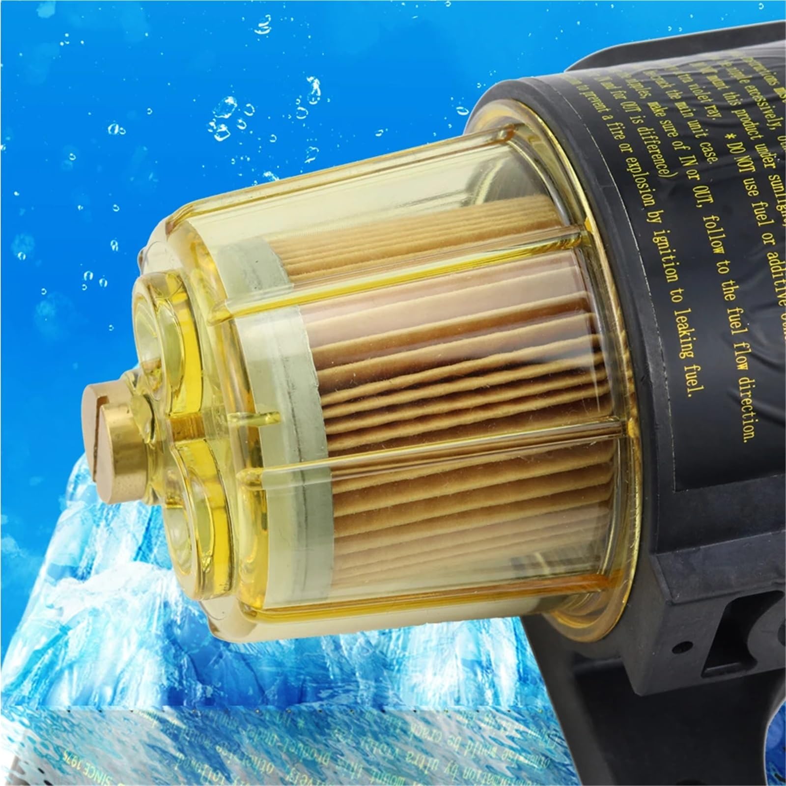 10 Piezas UF-10K Elemento de Filtro de Combustible Separador de Agua UF10K Motor fueraborda Motor de Barco