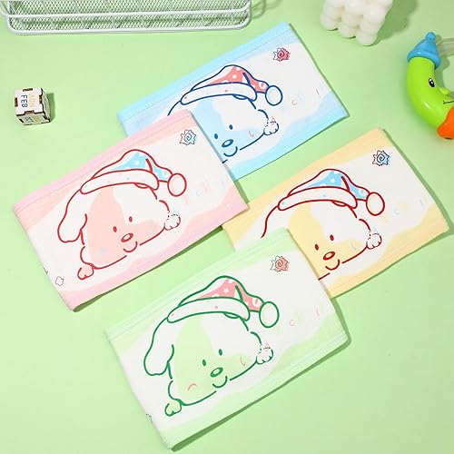 Miniatura 9 de EXCEART Paquete de 4 bandas para el vientre para bebé, soporte para hernia umbilical para recién nacidos, cinturón de ombligo transpirable para 0 a