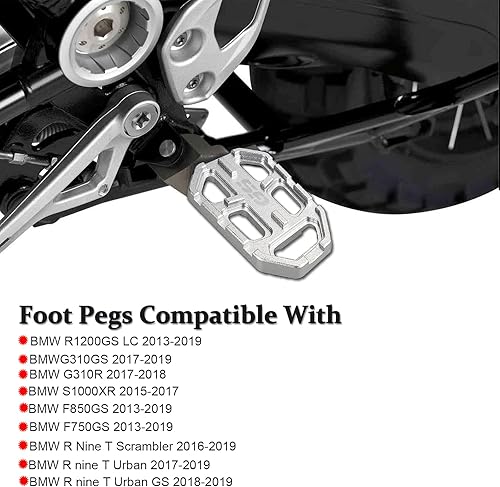 Miniatura 3 de LKV R1200GS - Estriberas de motocicleta para BMW G310GS S1000XR F850GS F750GS R Nine T Scrambler T Urban