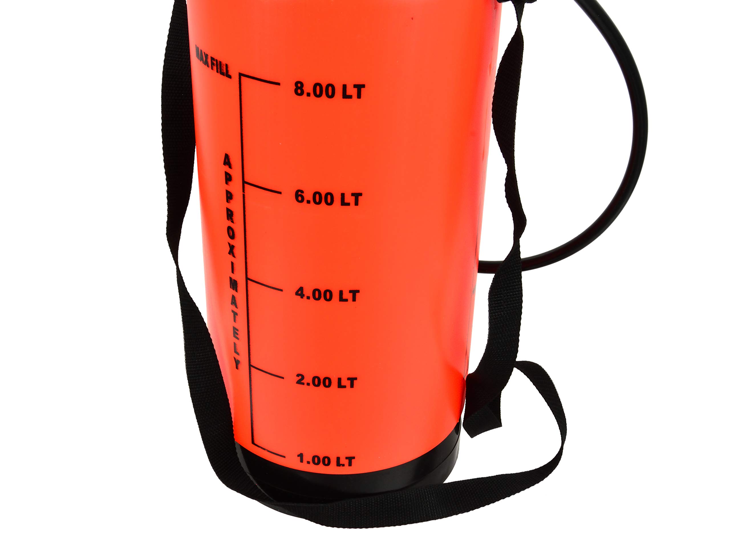 BSD Spruzzatore Giardino - Spruzzatore a Pressione a Spalla, Pompa Irroratrice - 8L