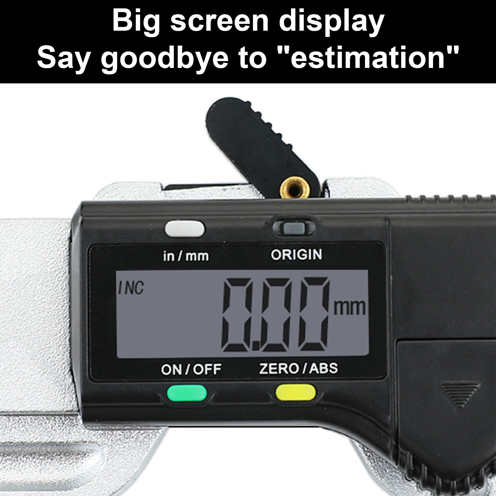 Spessimetri 0-12.7mm Display digitale Misurazione Pollici/Millimetro Conversione Misura Spessore della carta Di più