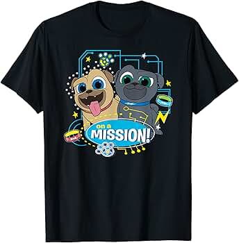 puppy dog pals t shirt adults