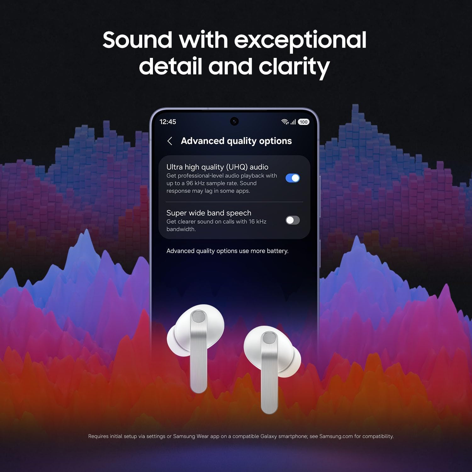 Galaxy Buds 4 Pro (2026) AI True Wireless Bluetooth Earbuds, Hi-Res Audio, 2-Way Speaker, ANC 2.0, Optimized Comfort, IP57, Live Translation, Black [US Version, 2 Yr Warranty] thumbnail 4