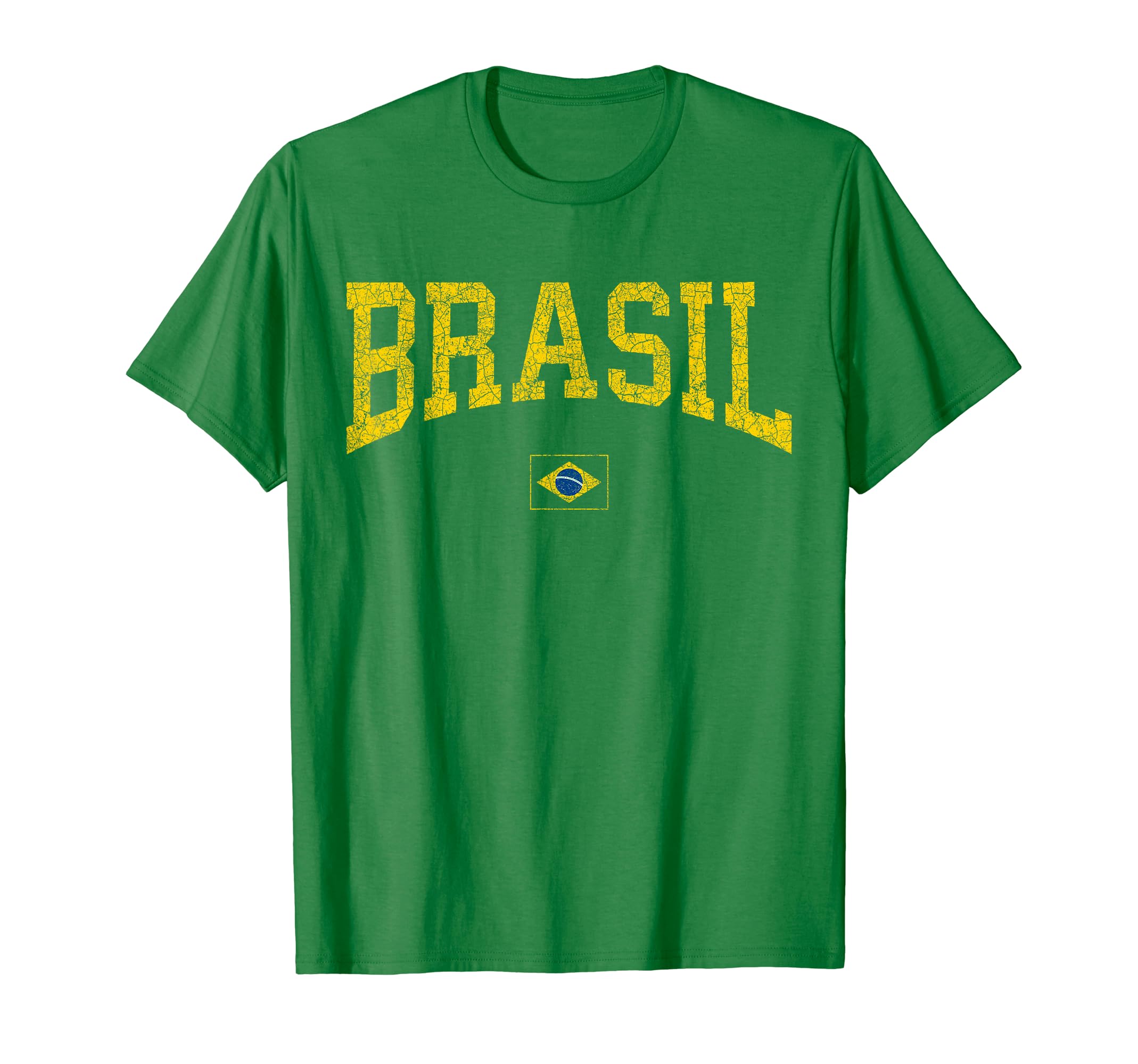 Brazil T Shirt Women Men Kids Brasil Brazilian Flag Green T-Shirt