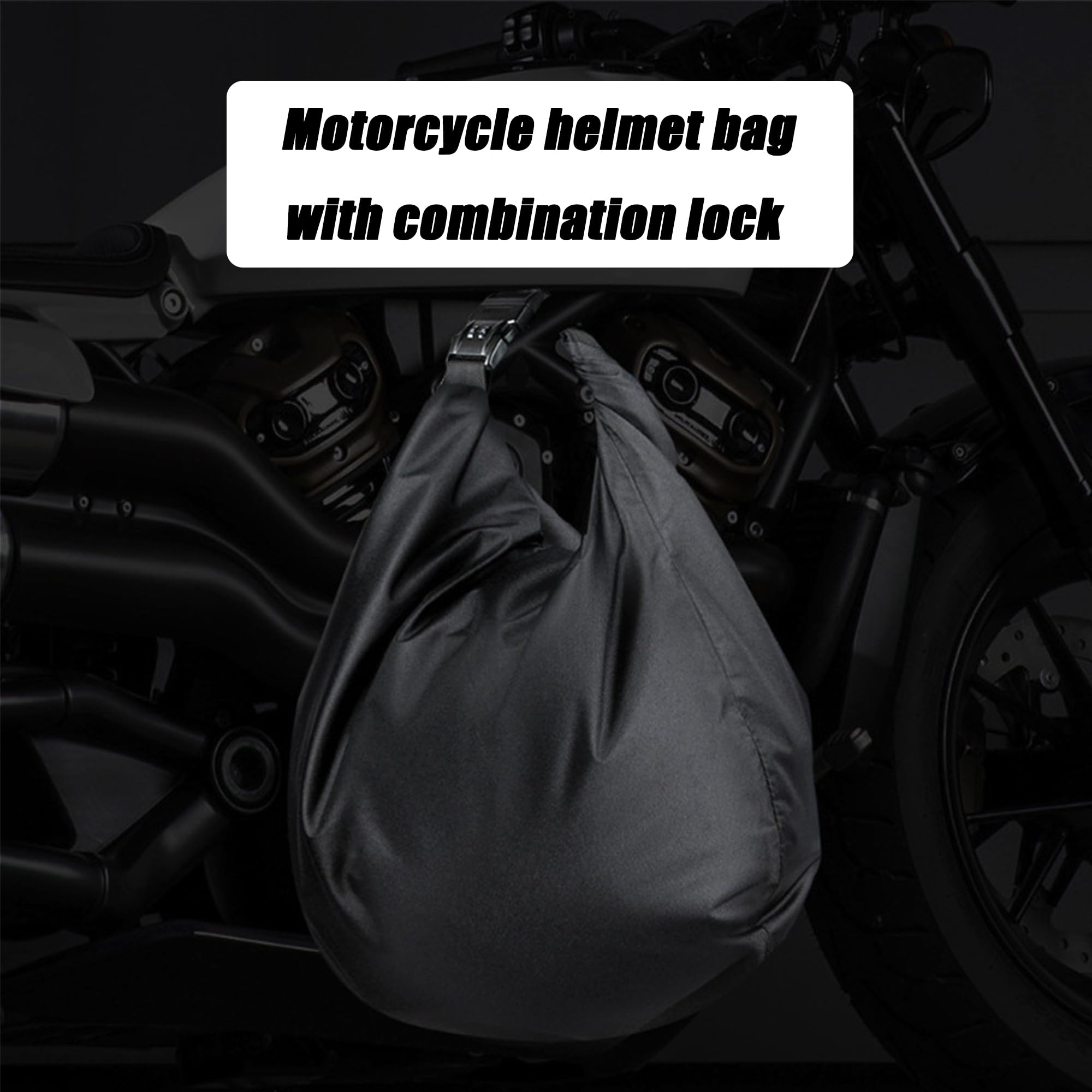 ZAHD Moto Oxford Tissu Sac Imperméable Portable Casque Double Usage Sac pour Casque de Moto Bagages Étanche Sac de Transport de Casque pour Conduire avec Une Moto pour Casque de Moto (Noir2)