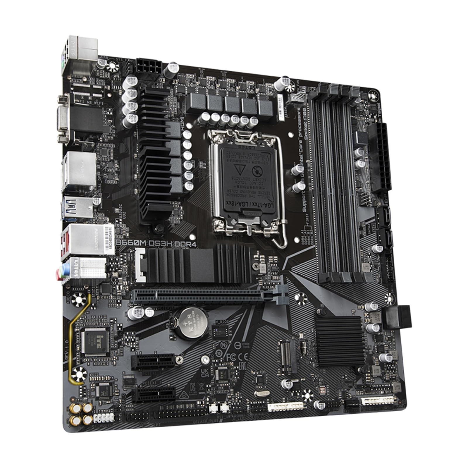 CPU corei3 12100 GIGABYTE B660M DS3H DDR4 Motherboard Fit for GIGABYTE B660M DS3H DDR4 Rev.1.0 Motherboard