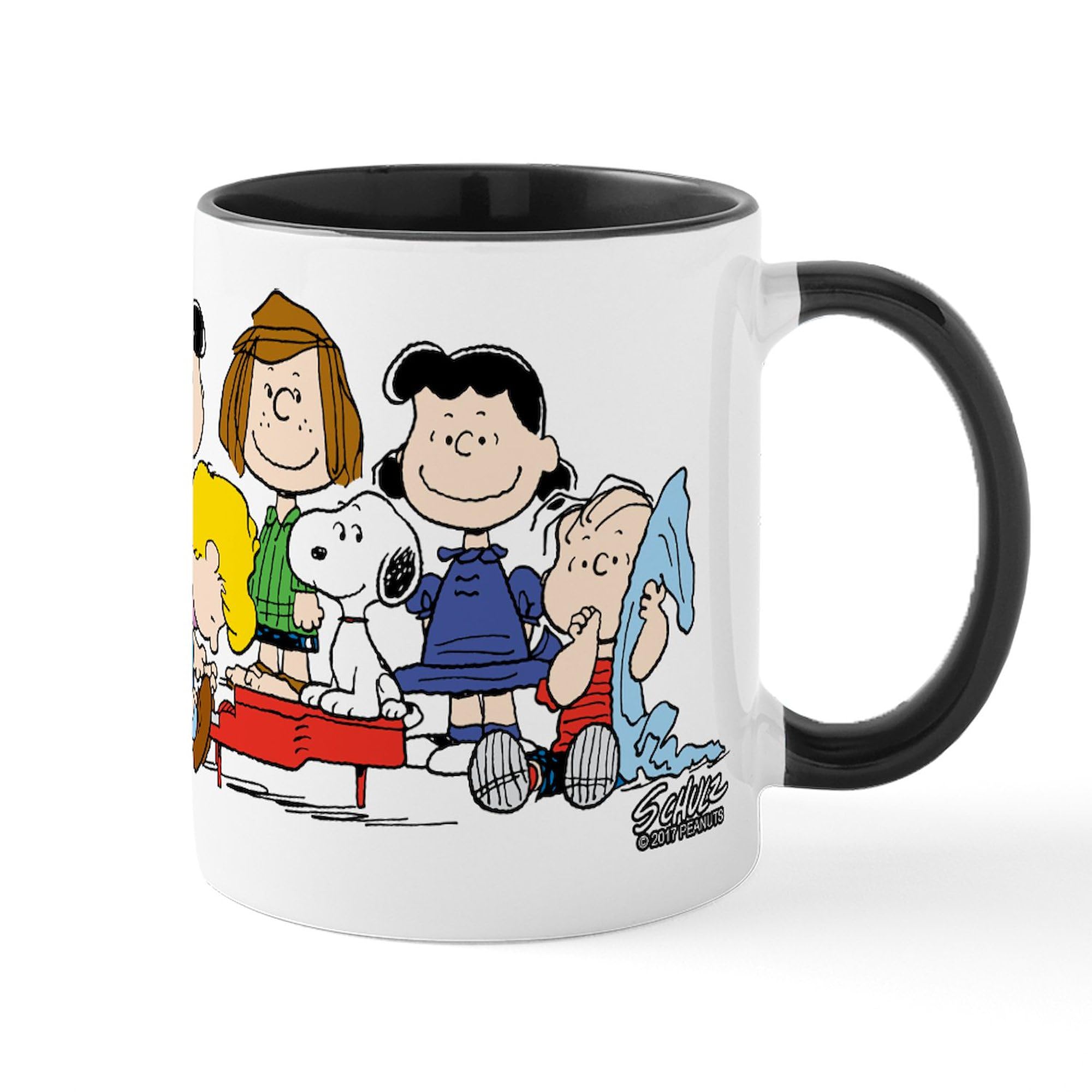 CafePress Peanuts Gang Music Mugs 11 oz (325 ml) Ceramic Coffee Mug
