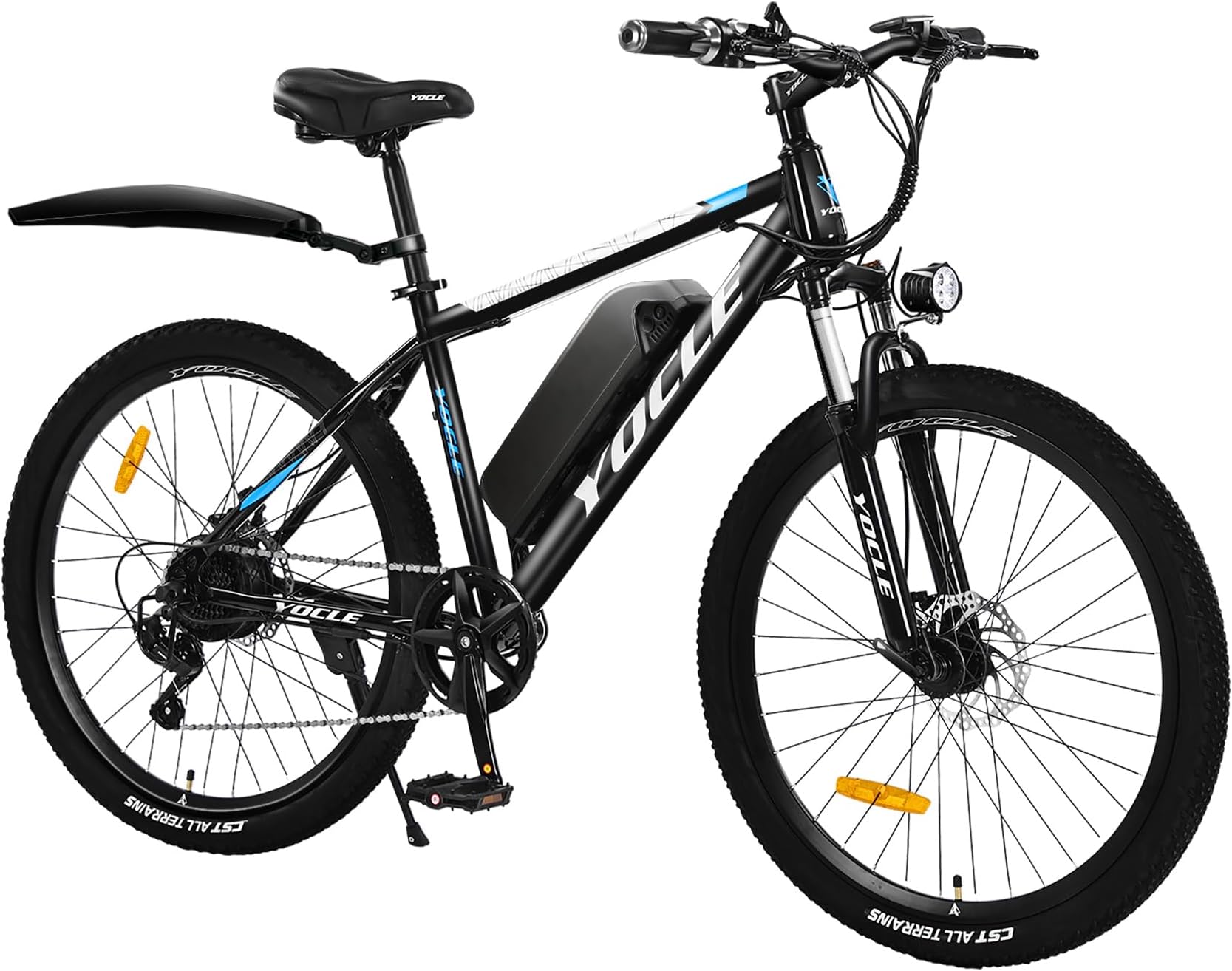SUDOOYOCLE 26" Electric Bike for Adults with 288Wh 36V 8AH Removable Battery, 40Miles 20MPH Electric Mountain Bike with 350W Brushless Motor, Ebike Light Weight, Electric Bicycles with 7-Speed