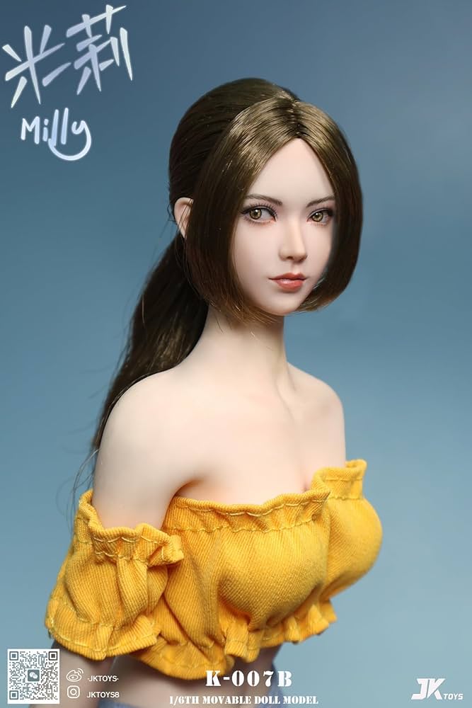 1/6 塗装済みヘッド フィギュア ヘッド 激安フィギュアのヘッド 1/6 をリアルにリペイントしてみた vol