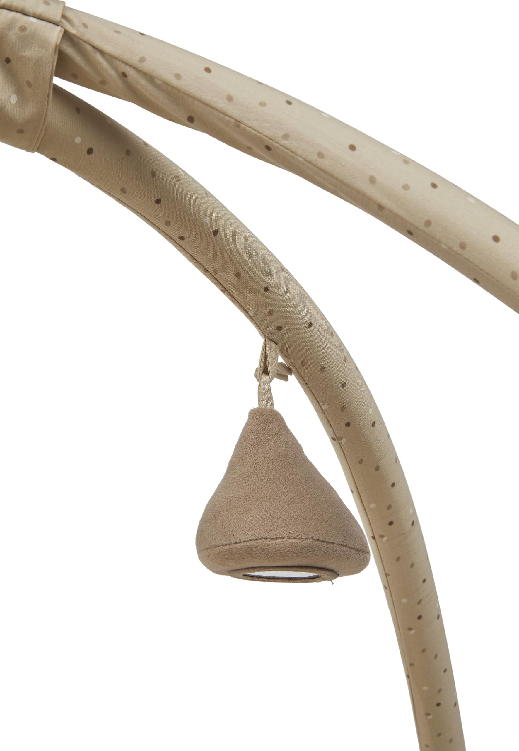 Sterntaler Spielbogen Schaf Flocke - Spielbogen aus samtigem Velour und bedrucktem Baumwoll Mischgewebe - Spieldecke Baby mit Bogen und Spielfiguren zum Abnehmen - Baby Spielzeug, beige