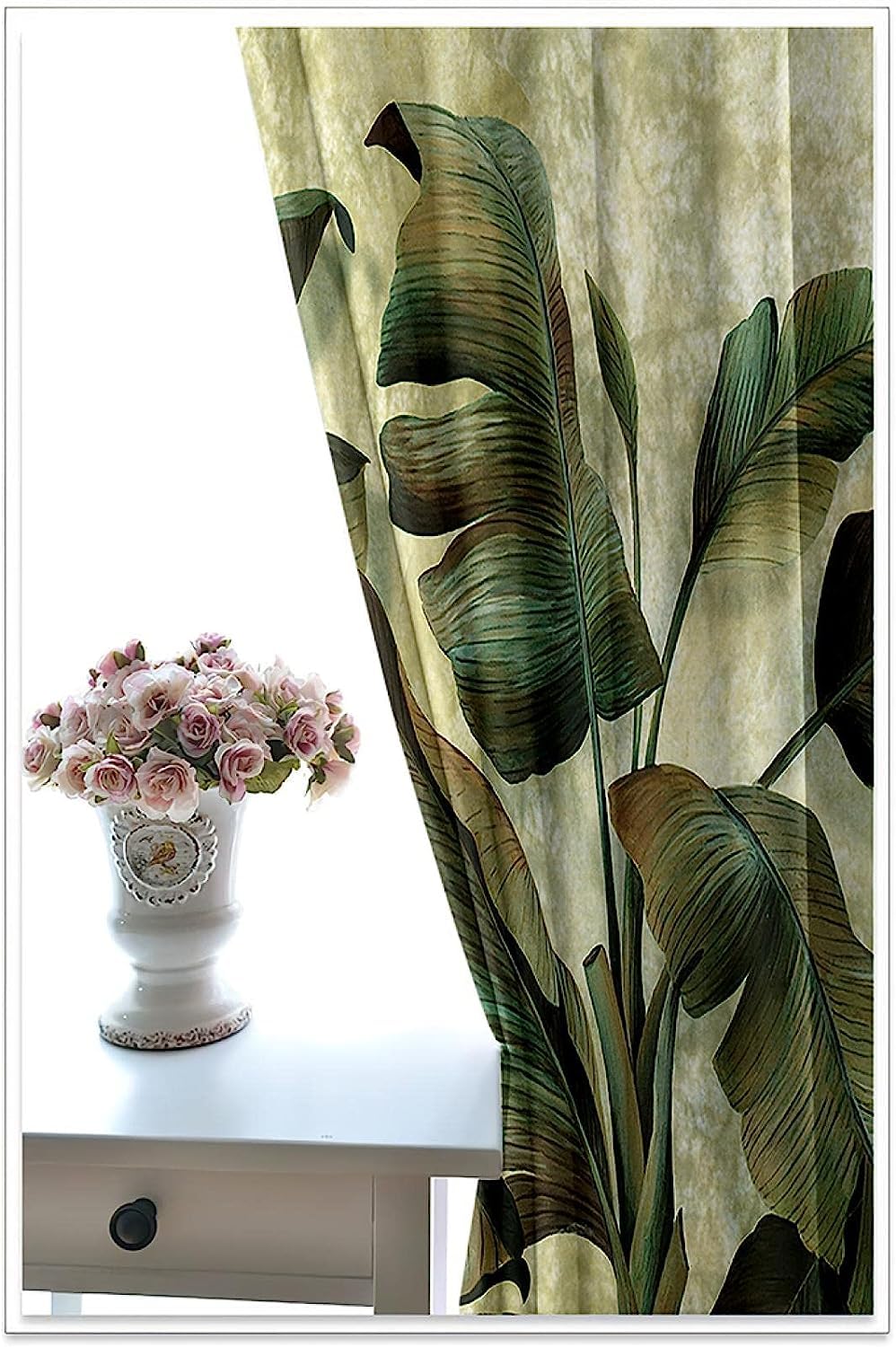 Vorhang Blickdicht 3D300 X 280 Cm Retro Tropische P Produktbild-Vorschau 7