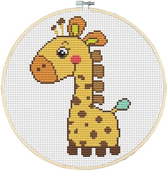 Amazon | Awesocrafts クロスステッチキット キリン 11CT