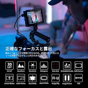 Amazon | FEELWORLD F5 PROX-ANP97-AMC5 バッテリ 1600 nit 高