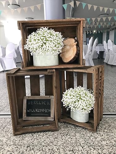 Miniatura 3 de Baby's Breath - Flores artificiales a granel, paquete de 10 (30 unidades), flores de plástico de imitación de gypsophila para manualidades, ramo de