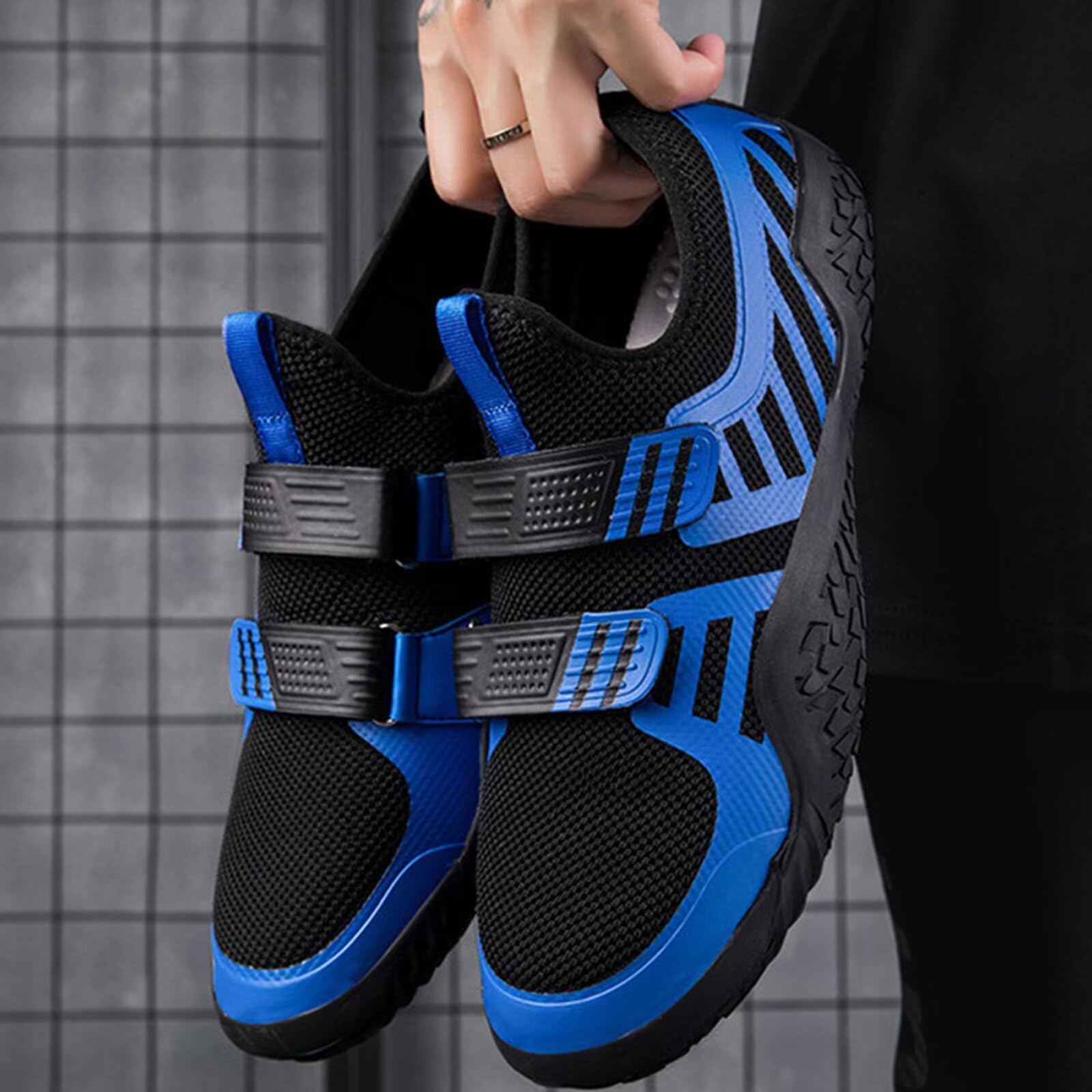 Zapatillas de Halterofilia Hombres y Mujeres,Zapatos de Peso Muerto,Levantamiento,Ligeras Y CóModas,Estanqueidad Ajustable,Adecuado para Fitness,Pesas,Culturismo,Peso Muerto
