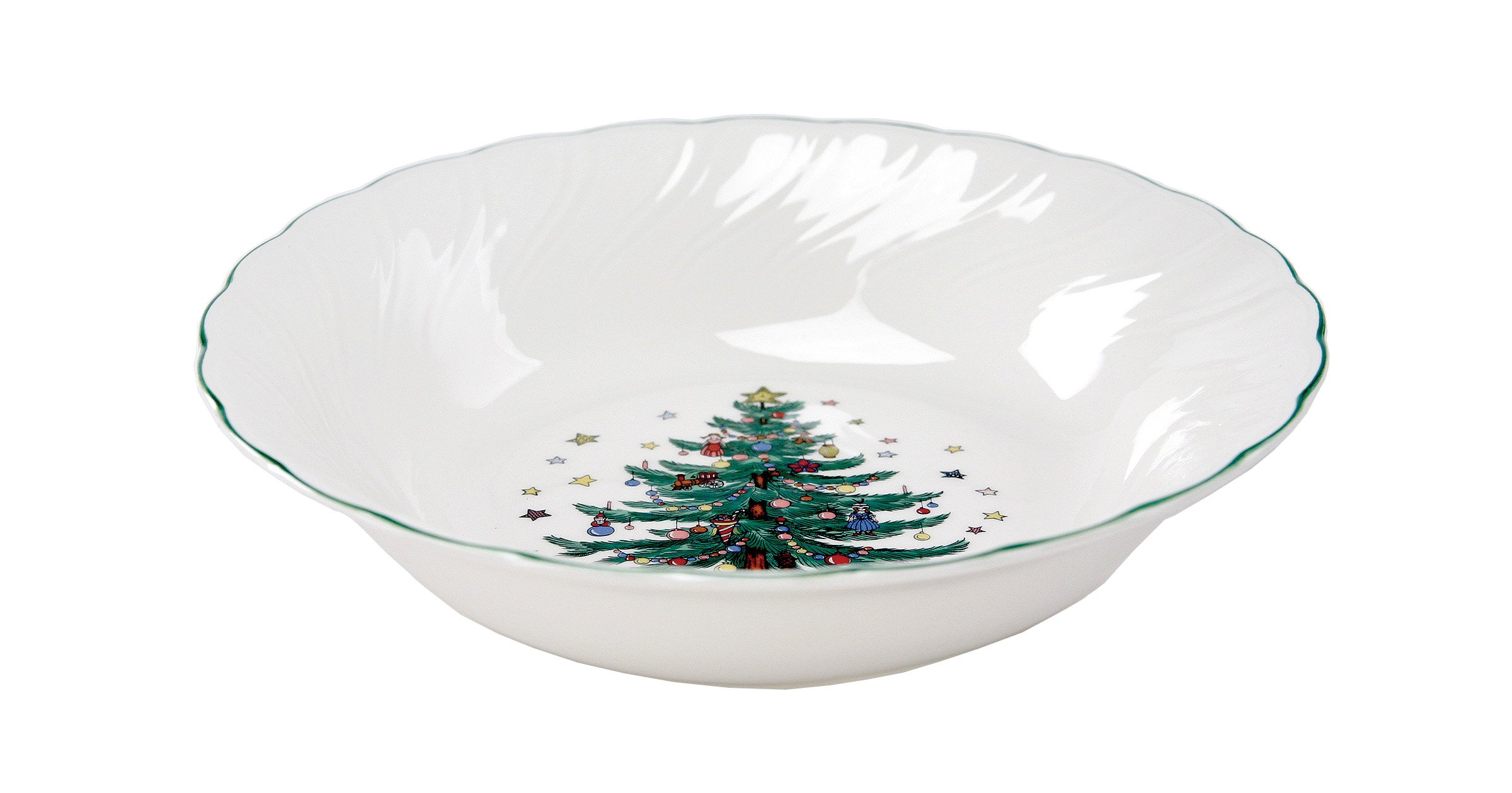 Amazon.com | Nikko Happy Holidays Round Vegetable Bowl, 9-1/2-Inch
