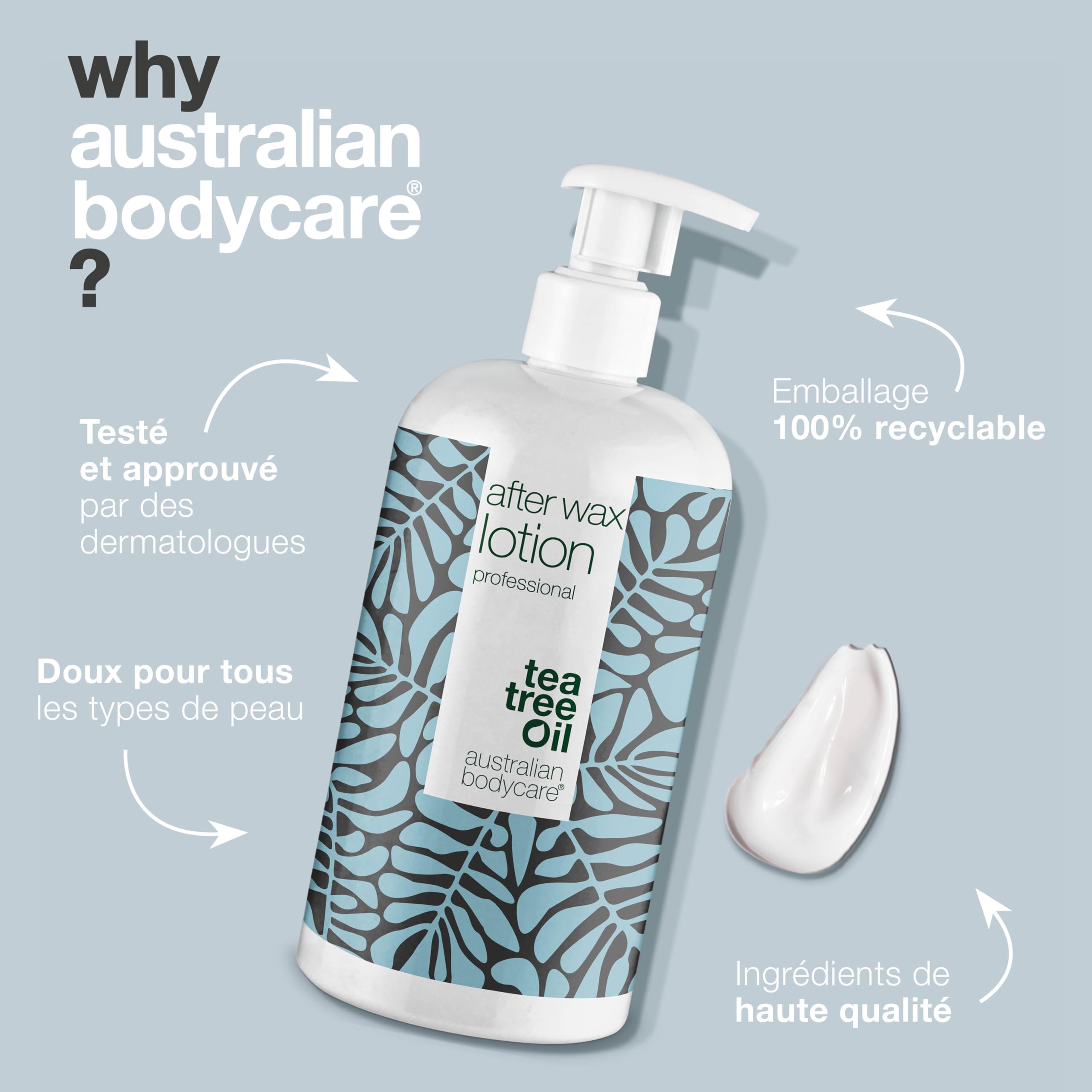 Lotion Après-Épilation Professionnelle, À utiliser après l'épilation à la cire, l'épilation du maillot ou l'épilation brésilienne | Réduit l'apparence des poils incarnés et de l'irritation de la peau