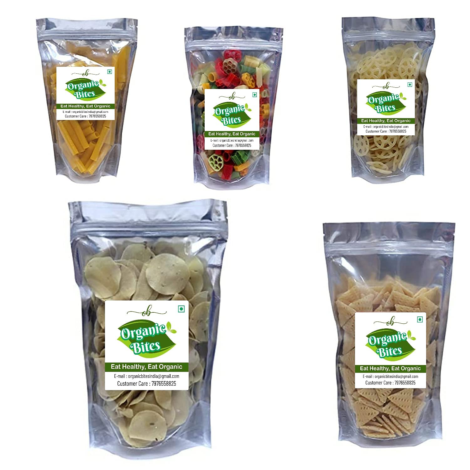 Organic Bites Fresh Fryums Combo Of Golden Fingers/Mix Fryums/Wheel Shape Fryums/Jeera Rice Papad/Triangle Fryums -500 Gm (B095XF128S) Amazon Price History, Amazon Price Tracker