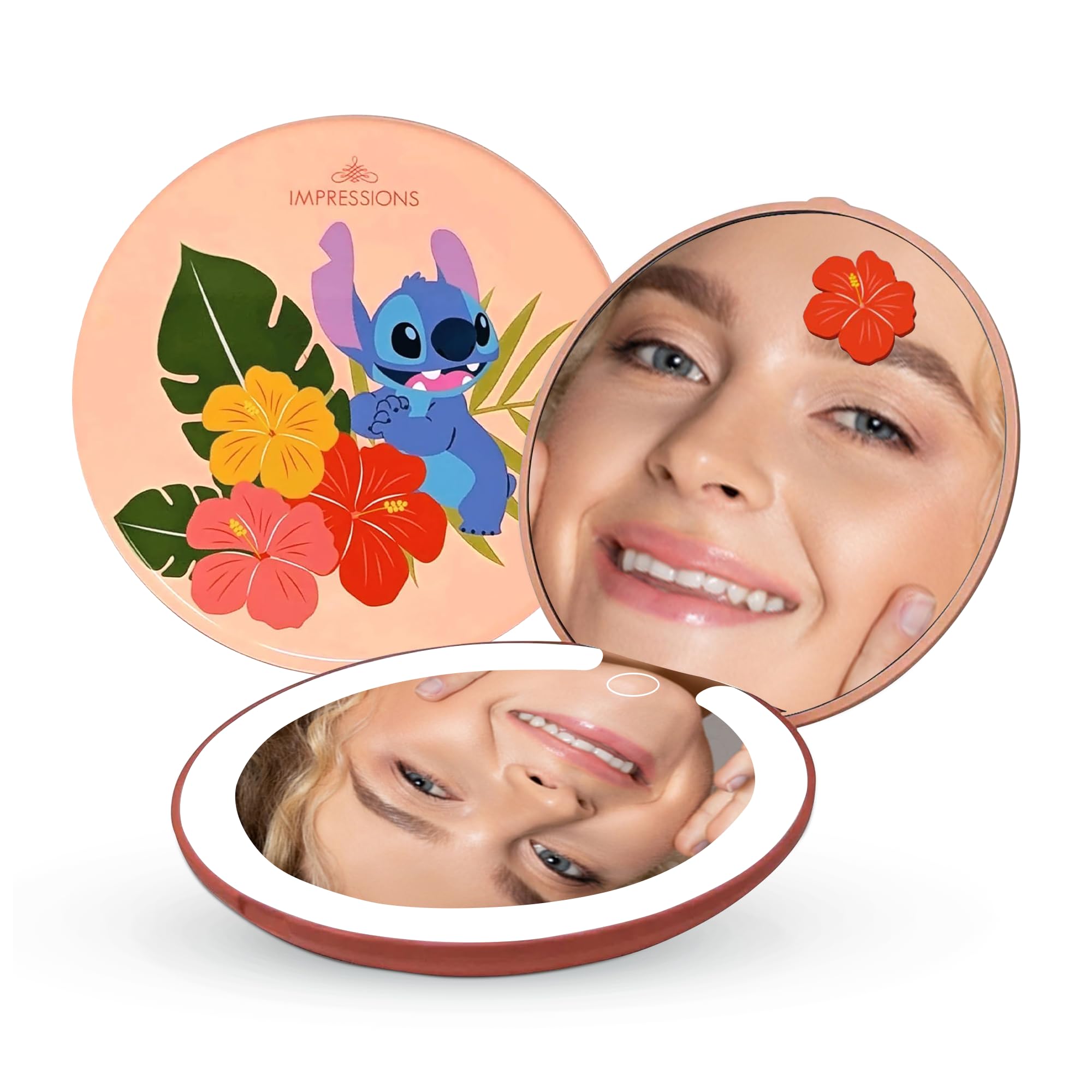 Amazon.co.jp: Impressions Vanity ディズニー スティッチ コンパクト