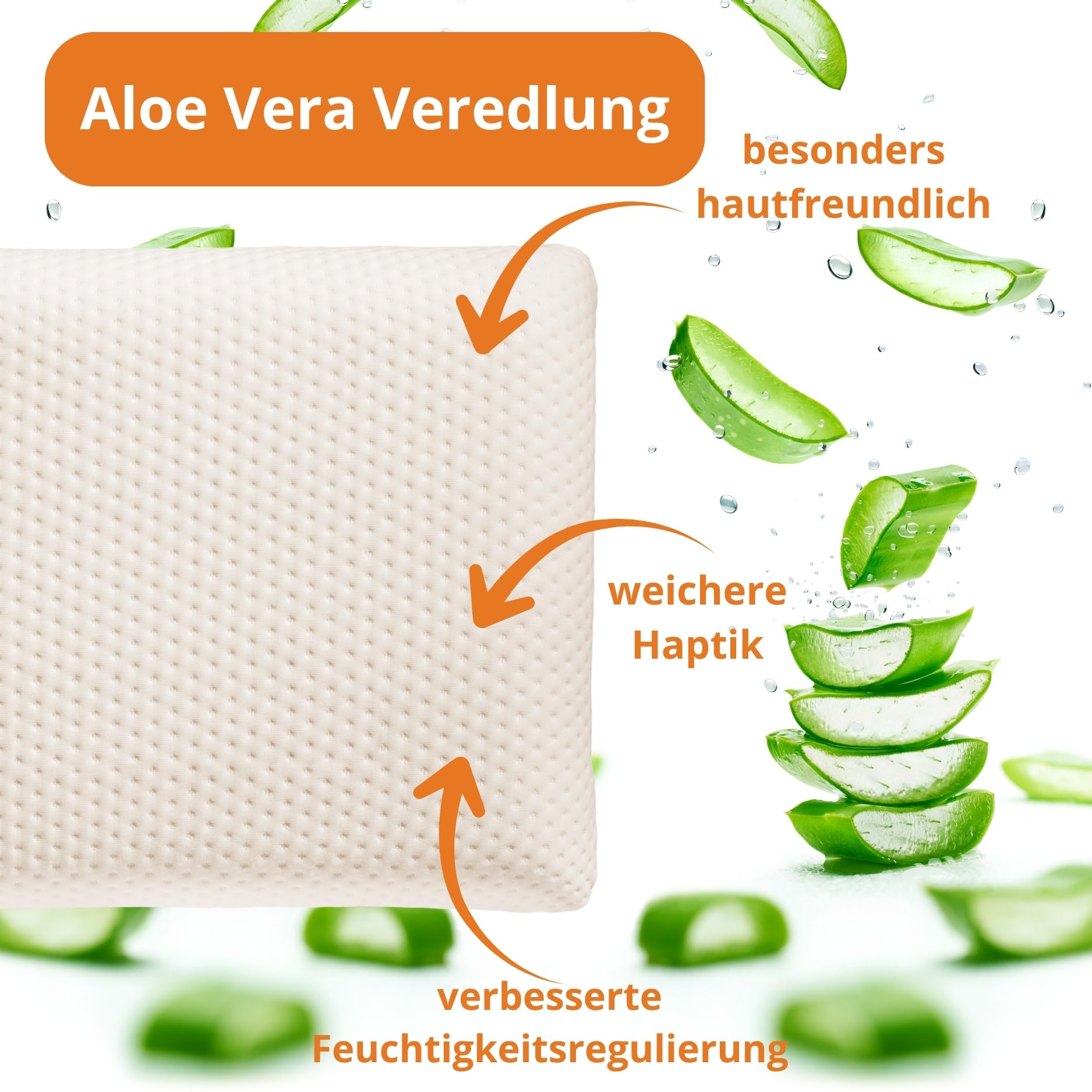 sleepling kleines Reisekissen 25x42cm, Höhe 7cm, Nackenkissen, orthopädisches Kissen, Komprimierbares Memory Foam Visco Kopfkissen 25 x 42 cm, ergonomisches Nackenstützkissen, Made in EU, Oeko-TEX