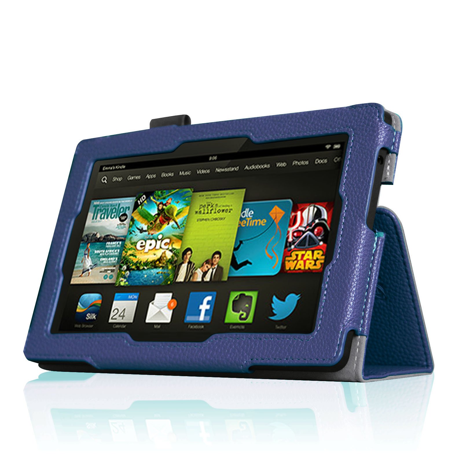 Amazon.com: Fintie Folio Case for Kindle Fire HD 7 3rd Generation