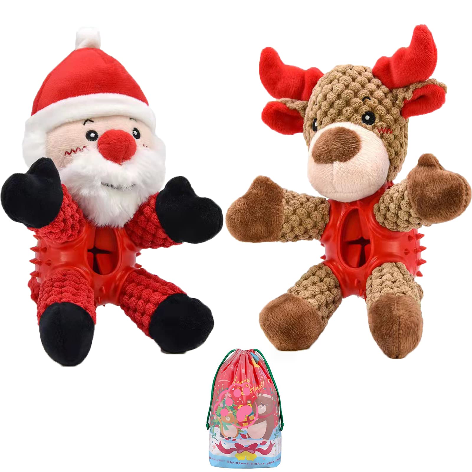 Jouets pour mâcheurs agressifs qui résistent aux grands chiens - Figurines de Noël