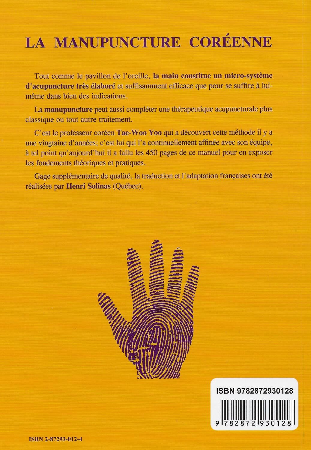 La manupuncture coréenne