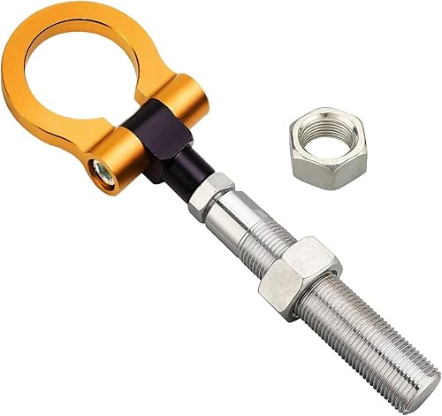 Miniatura 10 de Kit de gancho de remolque para parachoques delantero y trasero de color rojo resistente para Toyota RAV4 Yaris Camry (rojo 1)