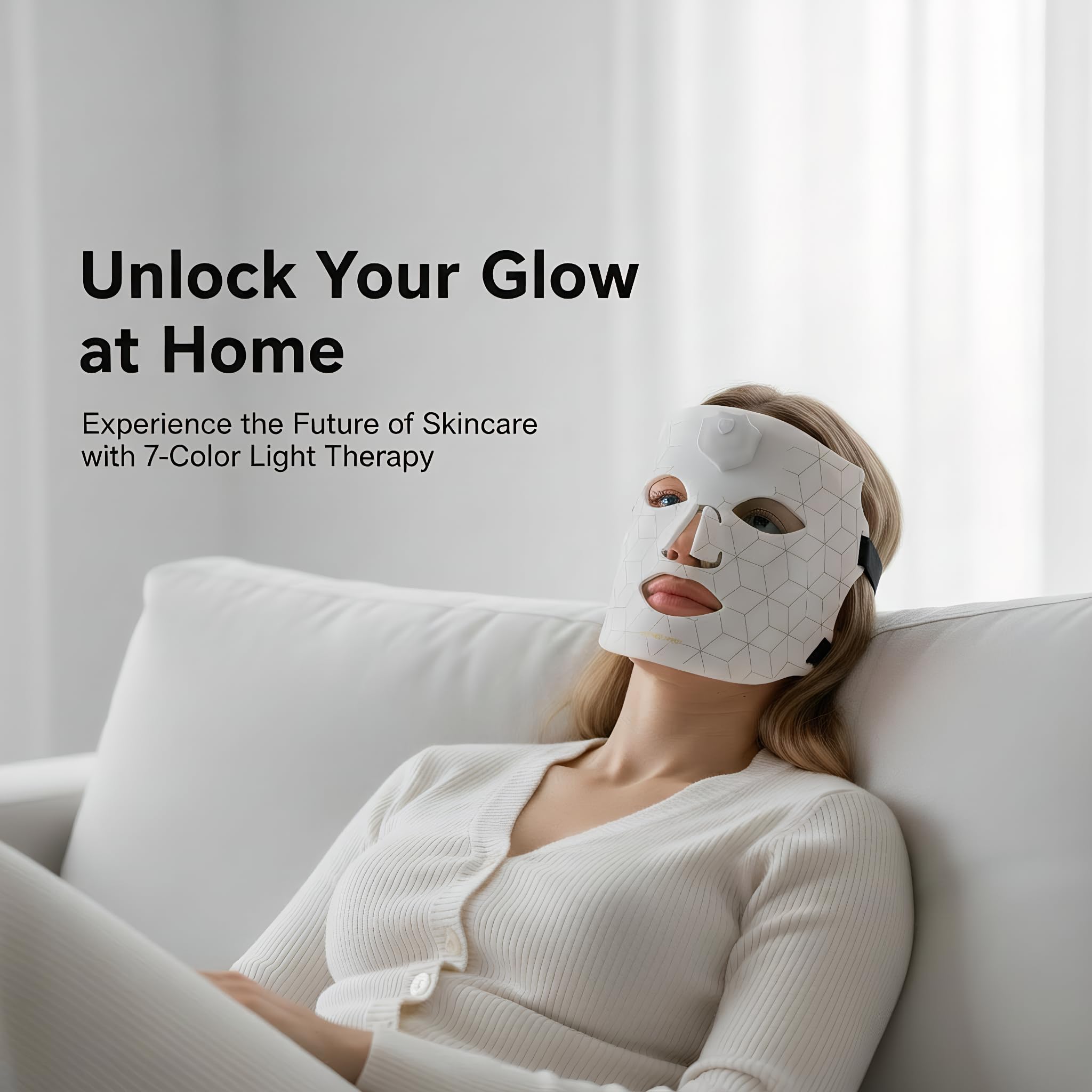 Amazon.com : JVV Red Light Therapy for Face, 7 Colors LED Facial