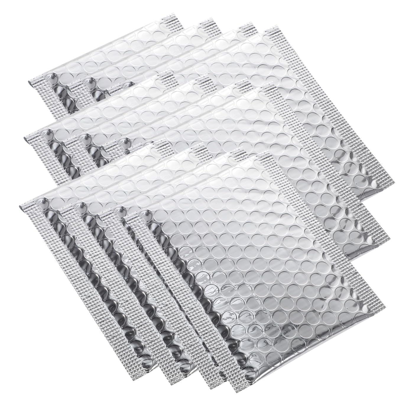 Housoutil 100 Sacchetti Imbottiti Con Pellicola In Alluminio Riutilizzabili Per Spedizione Di Inviti Grandi Buste Postali Imbottite Con Bolle D'Aria