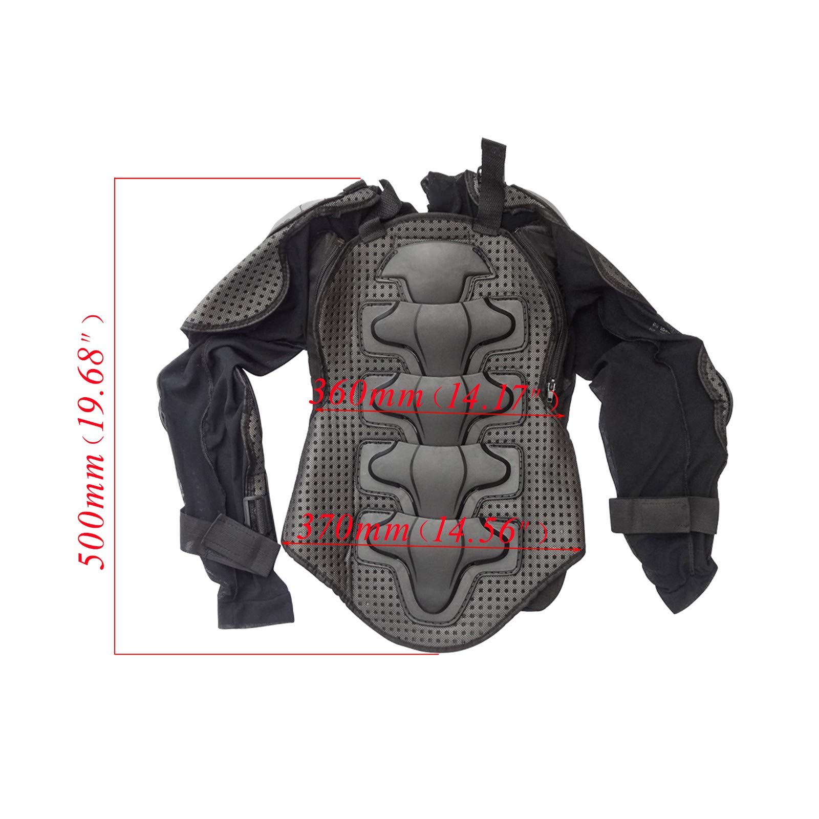 TDPRO Motorcycle Full Body Armor Jacket Motocross Dirt Bike ATV XS — view 3
