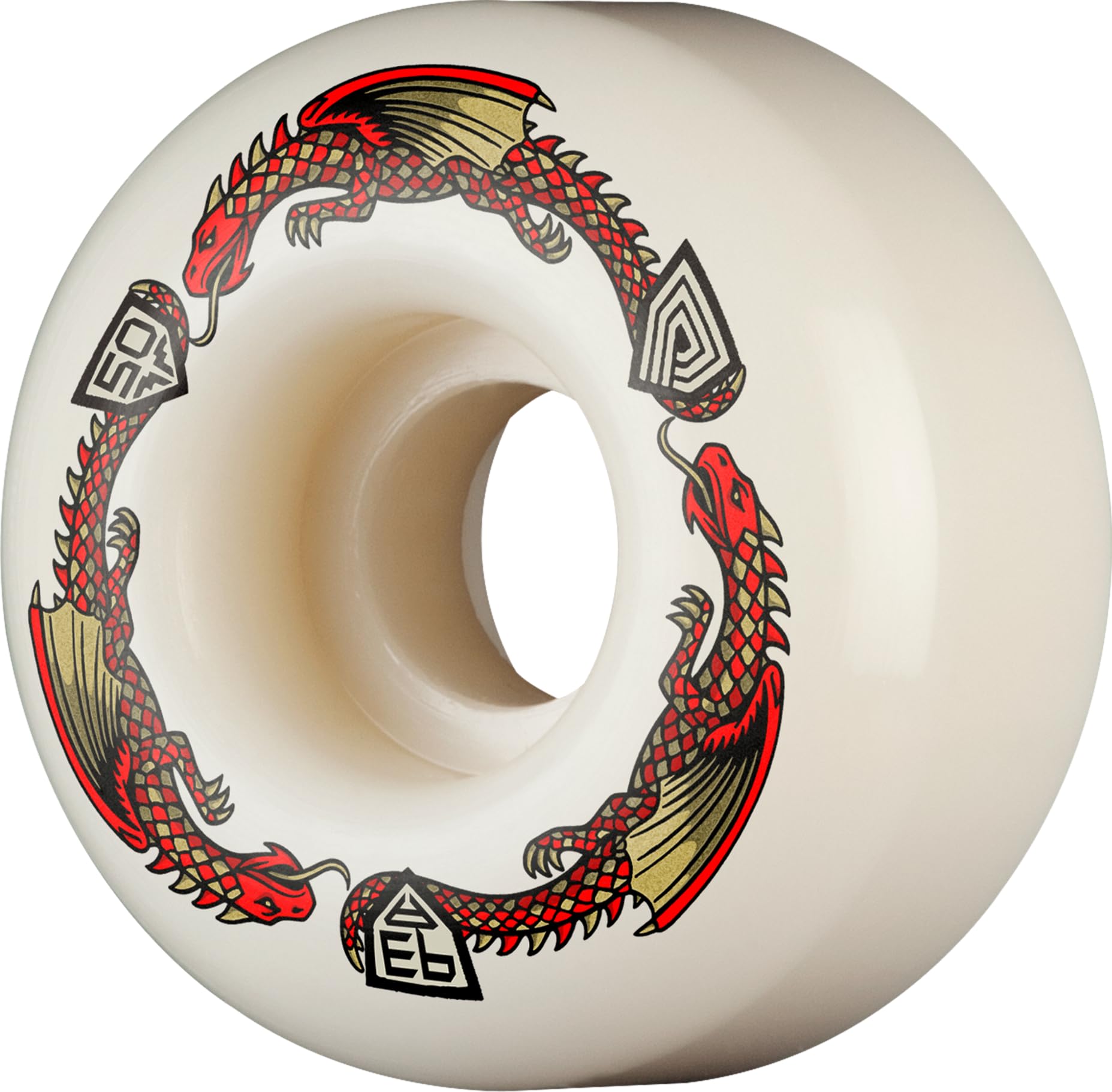 Powell Peralta Dragon Formula Skateboard Wheels 93A, Radial V1, 50mm x 30mm